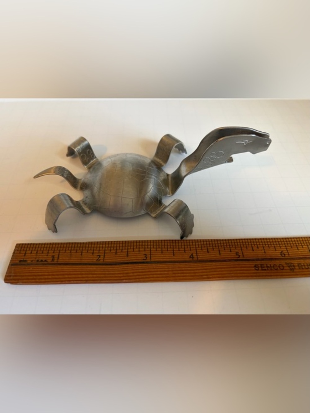 Lagerhead Black & Tan Sea Turtle Fun Bottle  Can Opener Bar Tools Man Cave